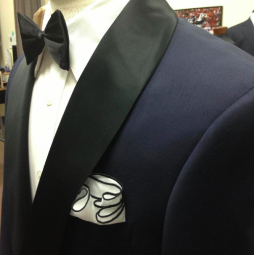 second hand black tie suits