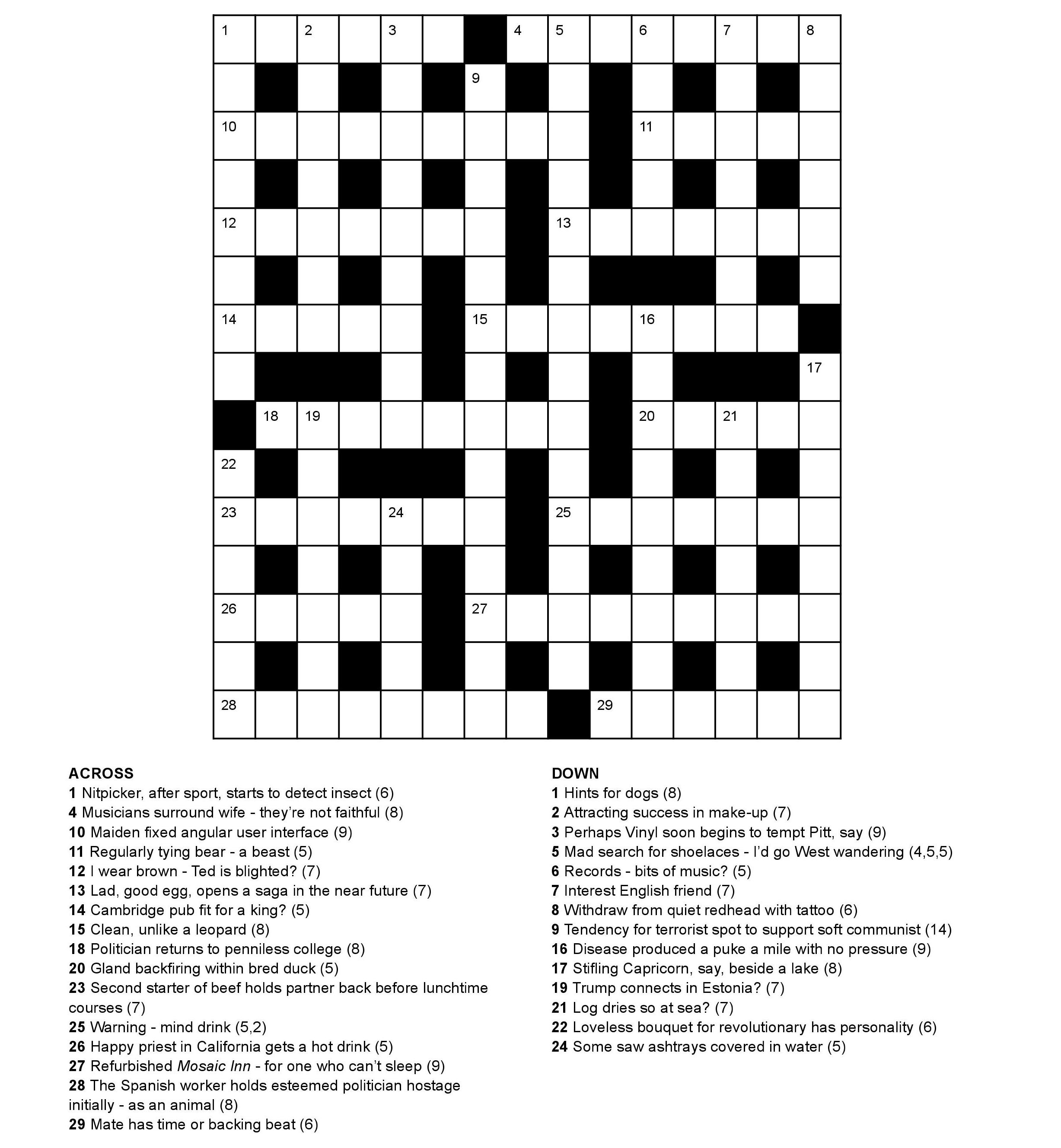 british spat crossword clue
