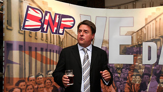 Nick Griffin spotted at Blues boxing match