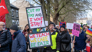 Huge Cambridge turnout as UK faces largest strike day in decade