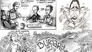 Vintage Varsity: satirical student sketches