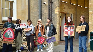 Climate activists disrupt Engineering and Tech Careers fair