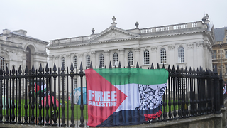 Pro-Palestine protesters re-occupy Senate House lawn 