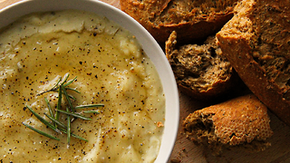 Flopping a fresh start, with a side of rosemary and potato soup