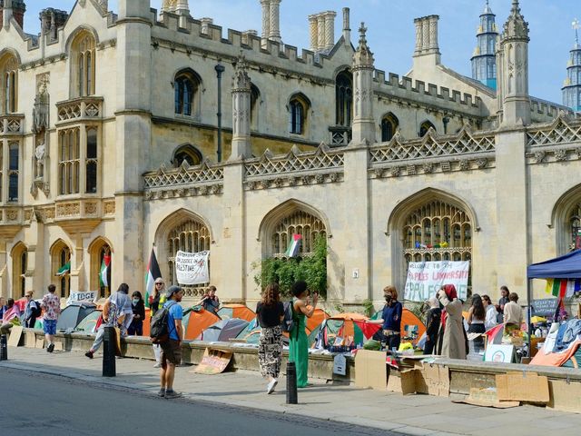 Cambridge offers to review investments following pressure from pro-Palestine encampment 