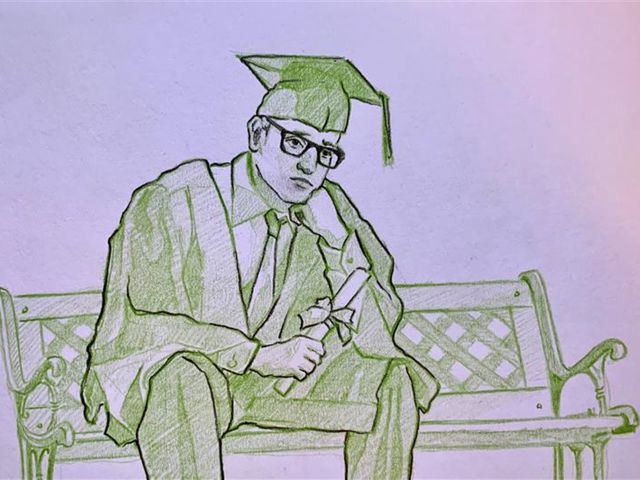 The stress of graduation