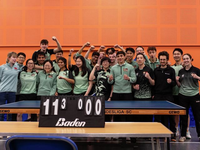 Varsity redemption for Cambridge University Table Tennis Club