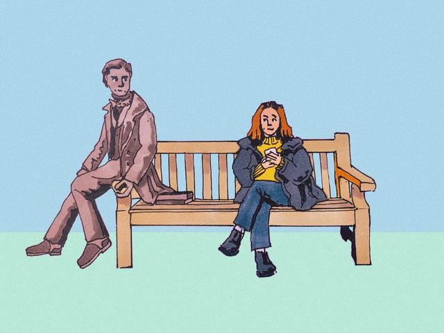 Sharing spaces with statues