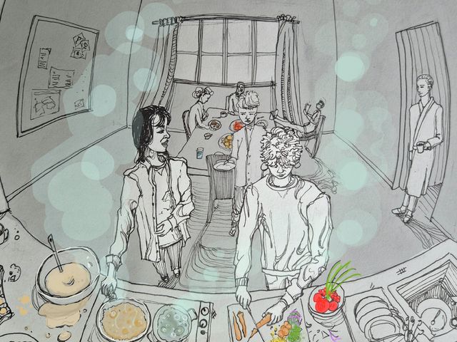 Head-to-head: eating in hall or cooking?