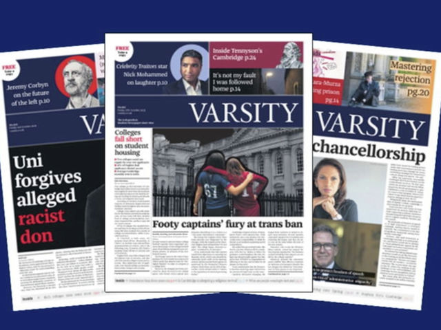 Apply to be Varsity's Editor-in-Chief this Michaelmas